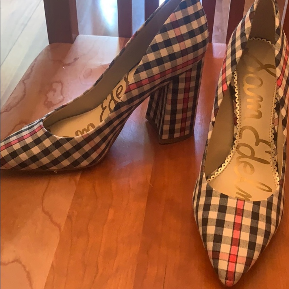 Checkered Sam Edelman heels - Picture 3 of 4